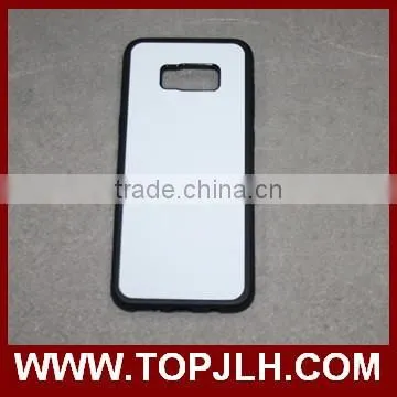 Sublimation silicone case TPU cover for Samsung S8 edge cell phone