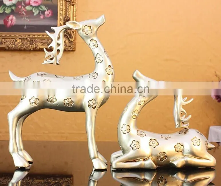 Christmas resin sika deer