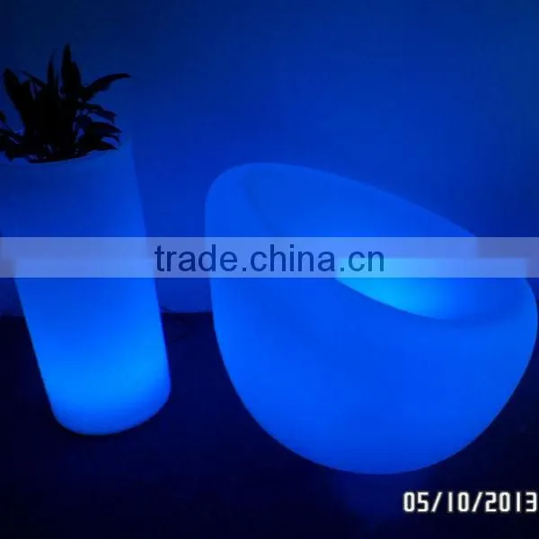 LED Plastic Stool Chair BCG-314C with Light Color Change