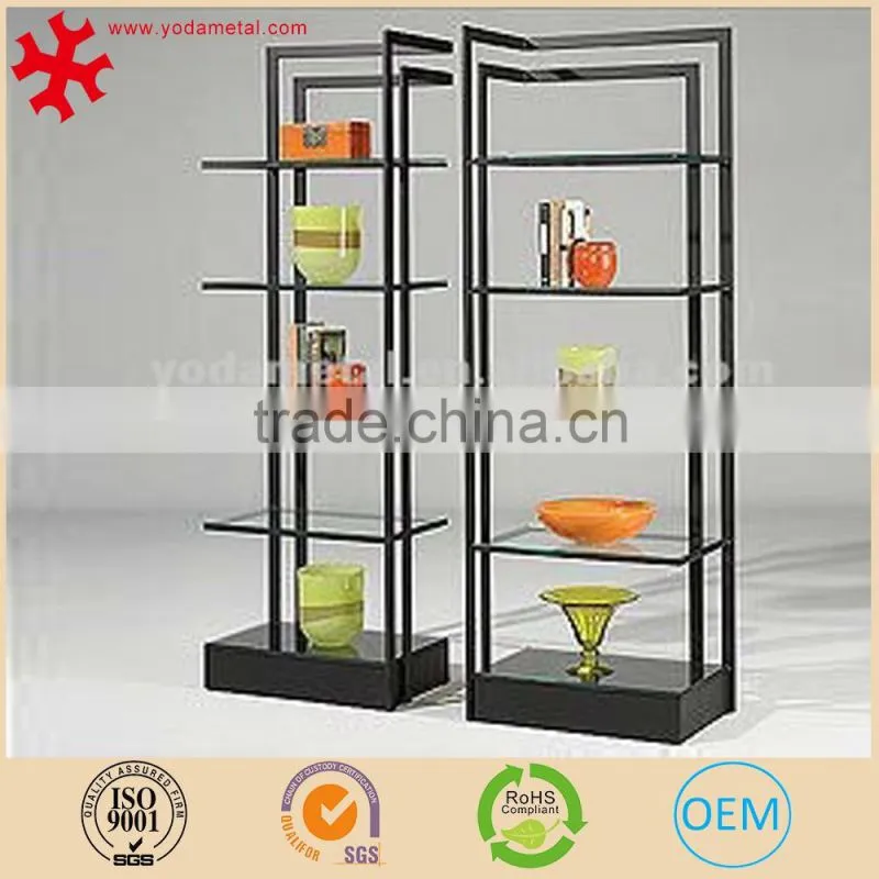 Home decoration floor standing advertising metal wire display stand