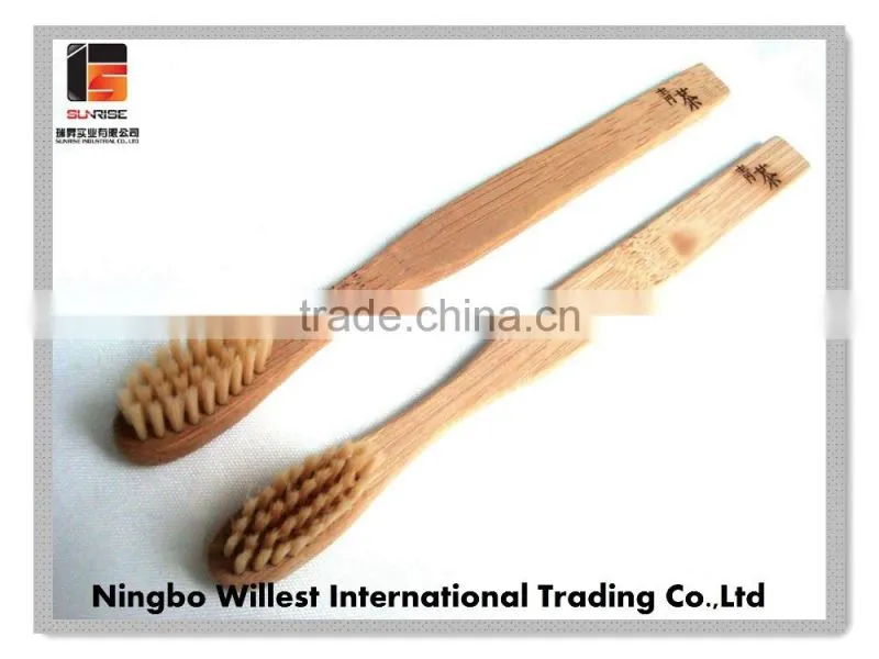 personalised logo print mini head kids bamboo toothbrushes