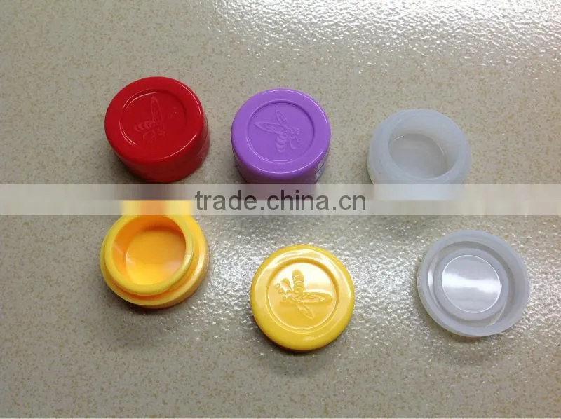 Best selling jar silicone container for wax vaporizer|silicone cosmetic container