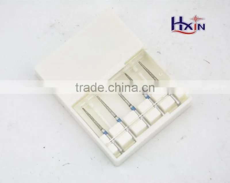Mini stainless steel electroplated diamond bur set for dental/Diamond Dental Bur and files