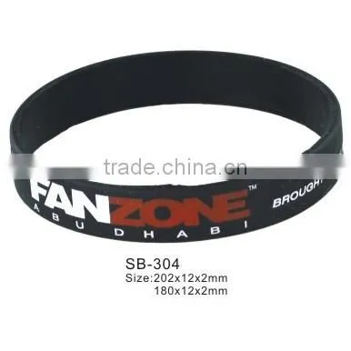 Promotional country flags silicone bracelet