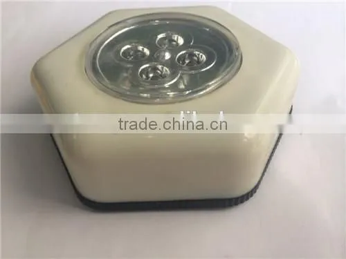 3 super white LED push light