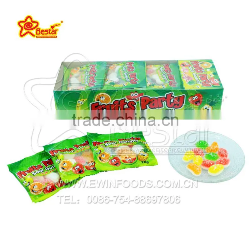 FRUIT SOUR GUMMY CANDY / SOUR JELLY CANDY