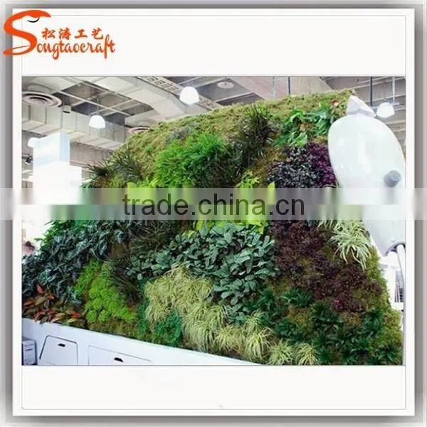 china suppliers wholesale artificial vertical green grass wall for home and garden