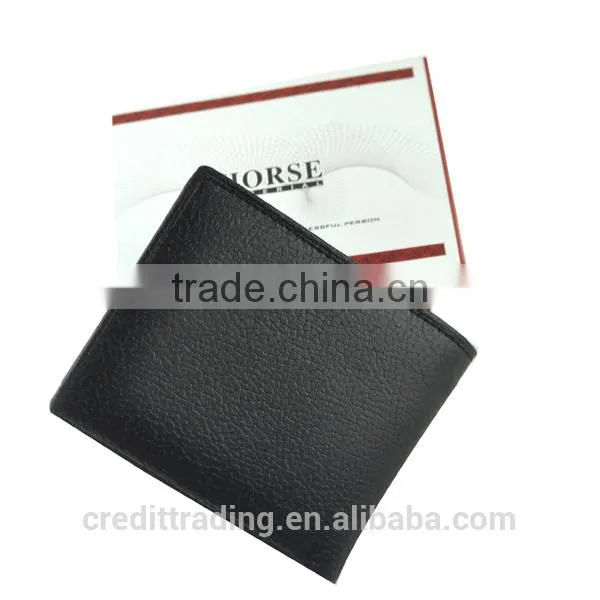 2015 european wholesale design leather wallet for men