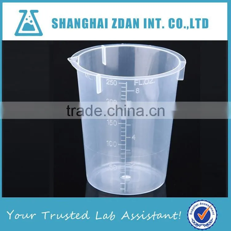 Heavy Duty Low Form Beaker Graduated,Plastic Beaker PP,Plastic Measuring Cups
