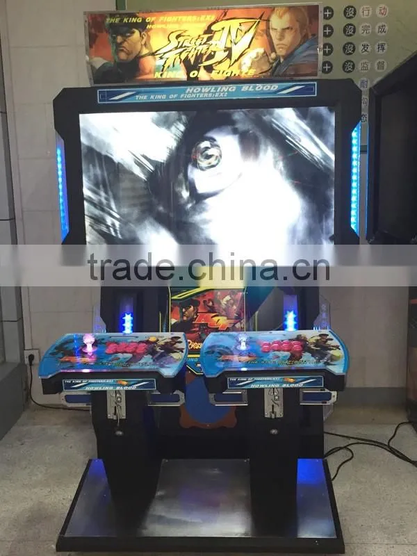 55 inch 3D monitor arcade coin operated 3D street fighter 4 arcade video boxing machine Mongolia street fighter 2 arcade