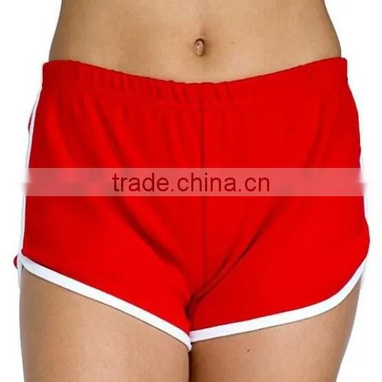wholesale custom made your own design Women's gym yoga clothes sporty casual style classic vintage Retro Jogging Shorts