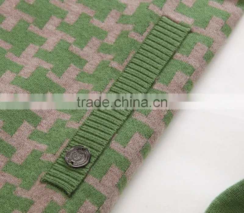 Latest sweater designs knitted sweater men cardigan