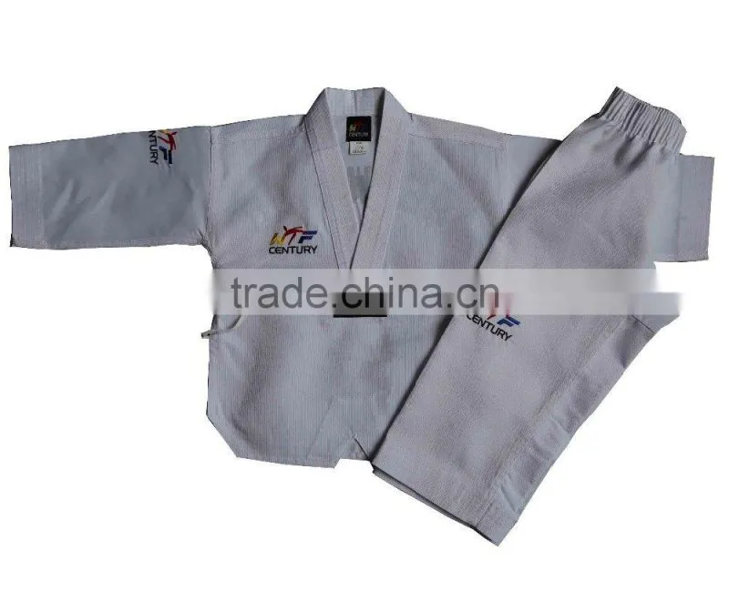 latest design kids taekwondo uniform cotton fabric taekwondo suits good manufacture taekwondo uniforms for kids