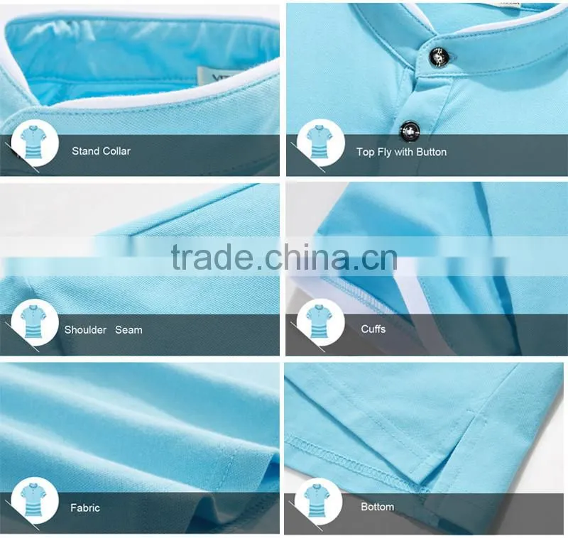 Wholesale custom embroidery or printed men fashion cheap new design custom polo shirt