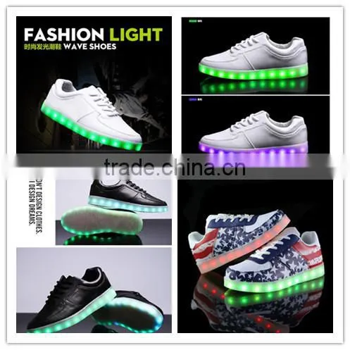 2015 Popular China Wholesale kids led flash shoes