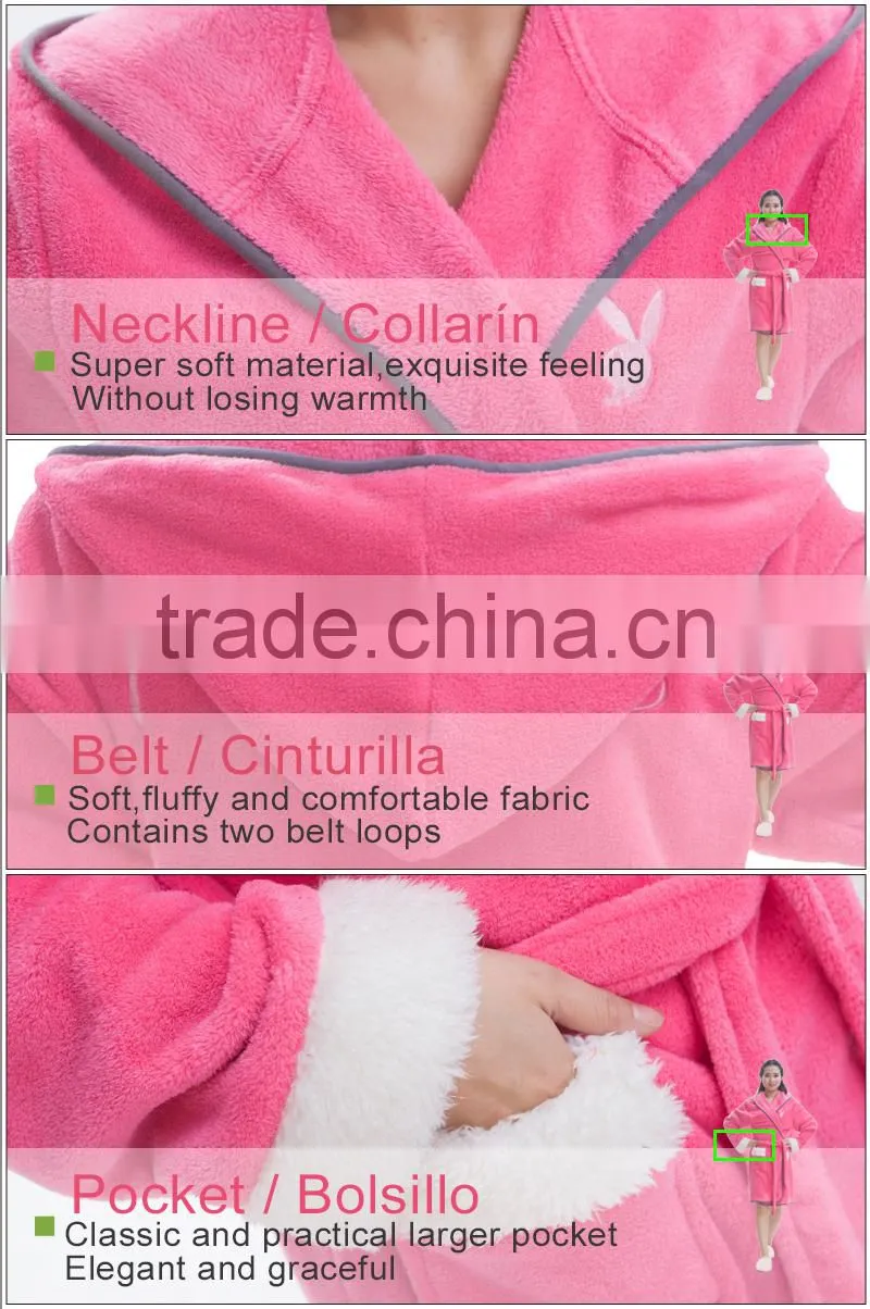 wholesale customized good quality bath robe luxury