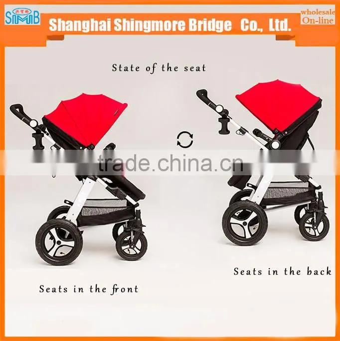 China baby stroller manufacturer best price wholesale luxury Aluminum Alloy frame baby stroller 3 in 1