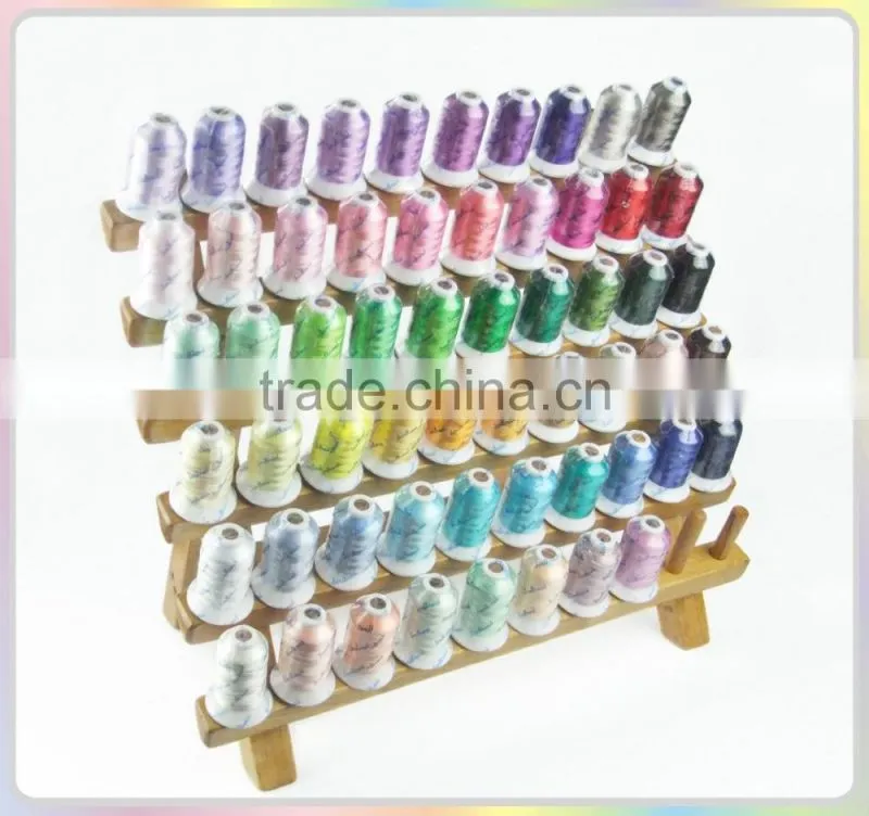 Simthread Brand-new rayon Embroidery machine Thread 58 assorted colors, 500m each suitable for any embroidery machine