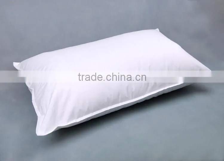 hot selling 100% polyester fiber hotel pillows cotton fabric needlepoint pillows