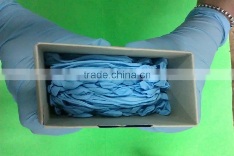 For Medical use disposable hand gloves powder free nitrile examination gloves