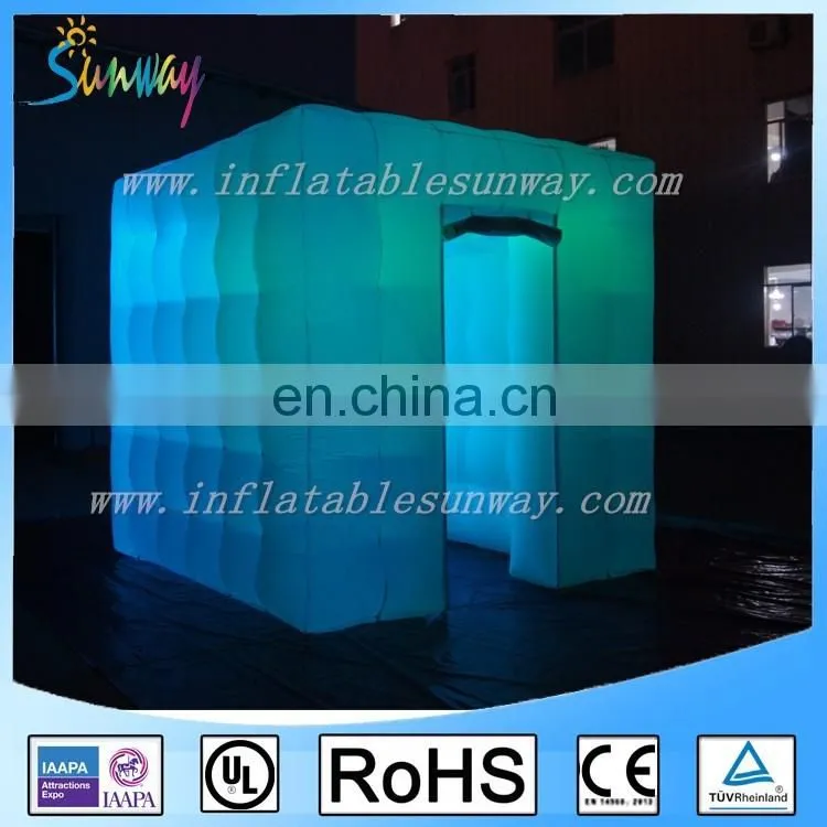 SUNWAY outdoor inflatable lighting tent house for display