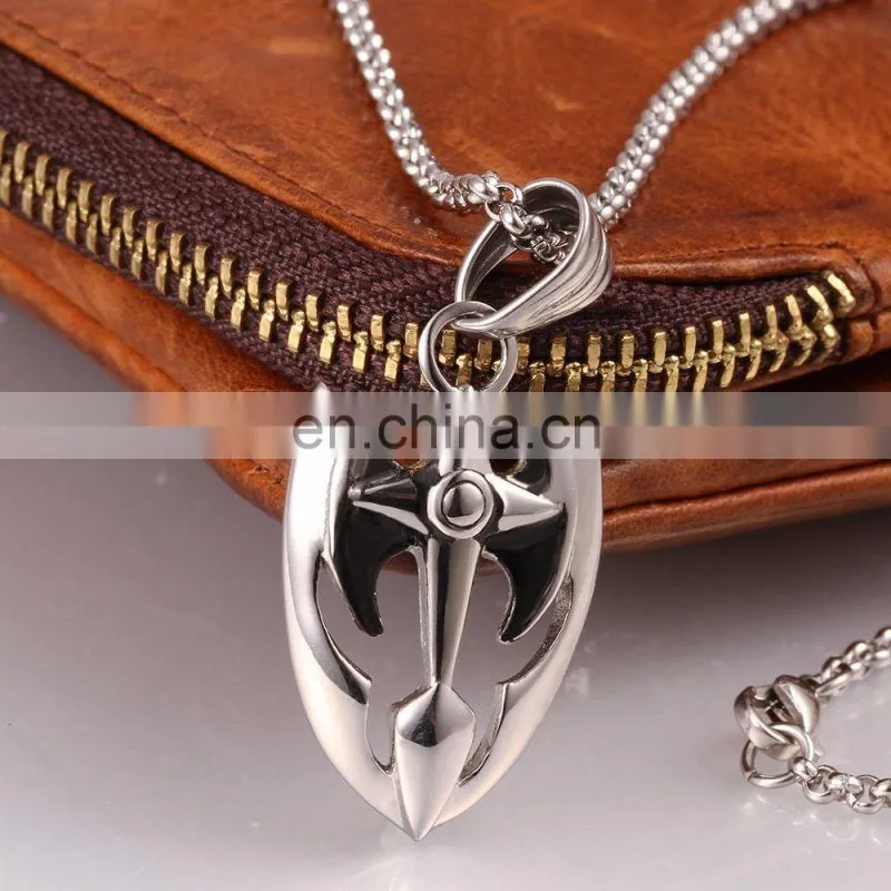 Retro Cross Stainless Steel Necklace Pendant