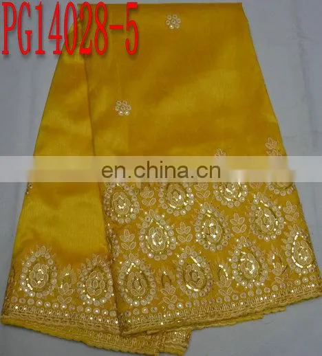 top quality fashion new design embroidery george fabric for dress(PG14028)