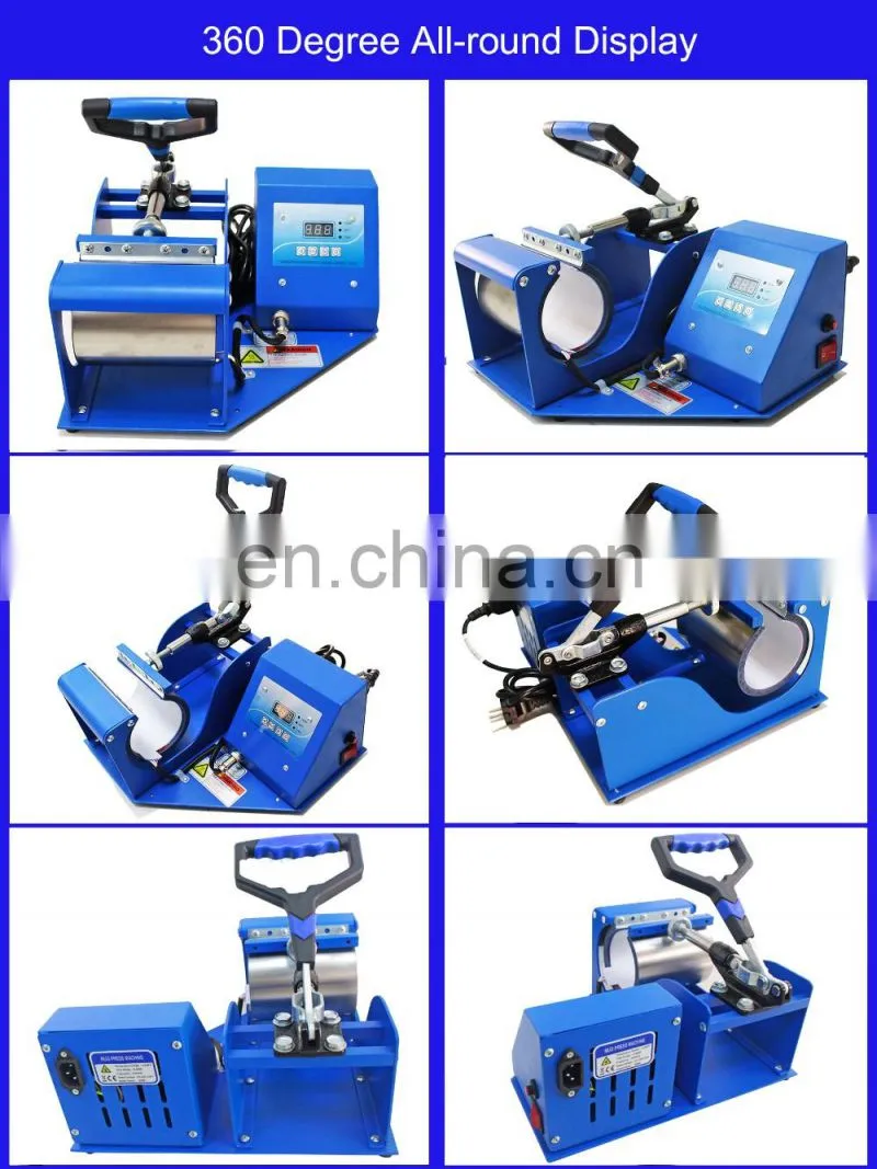 Digital control sublimation ceramic coffee mug printing press machine