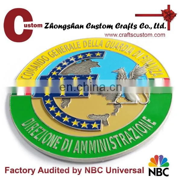 Large size commemorative medal with custom design
