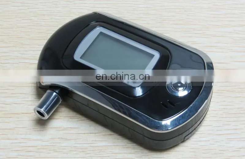 New AT6000 Digital Professional Alcohol Tester LCD Display Disposable Alcohol Breathalyzer