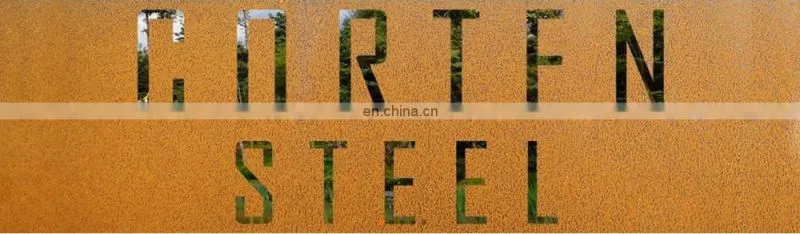 Custom made laser cut corten steel garden screens