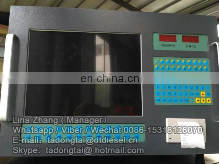 Computer Model Diesel Injection Pump Calibration Testing Machine DTS619
