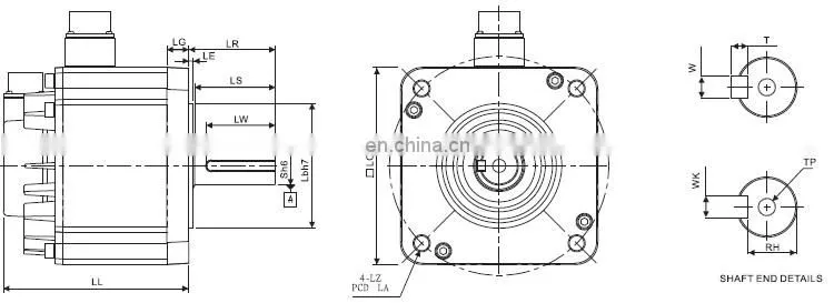 Delta 3KW servo motor and driver sets ECMA-F11830RS + ASD-B2-3023-B