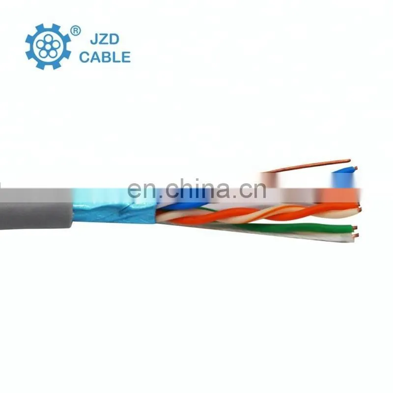 Blue outdoor 1000ft 305m 300m 24awg 24 awg solid copper cabel network wire reel lan cat 5e utp cable