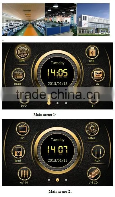 car media cd radio player with gps for CHEVROLET AVEO