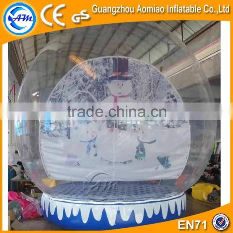 Xmas inflatable snow globe, christmas inflatable snow globe sale