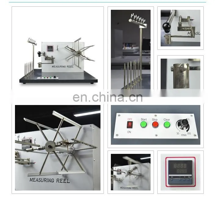 ISO 2060 Electronic Wrap Reel For Yarn