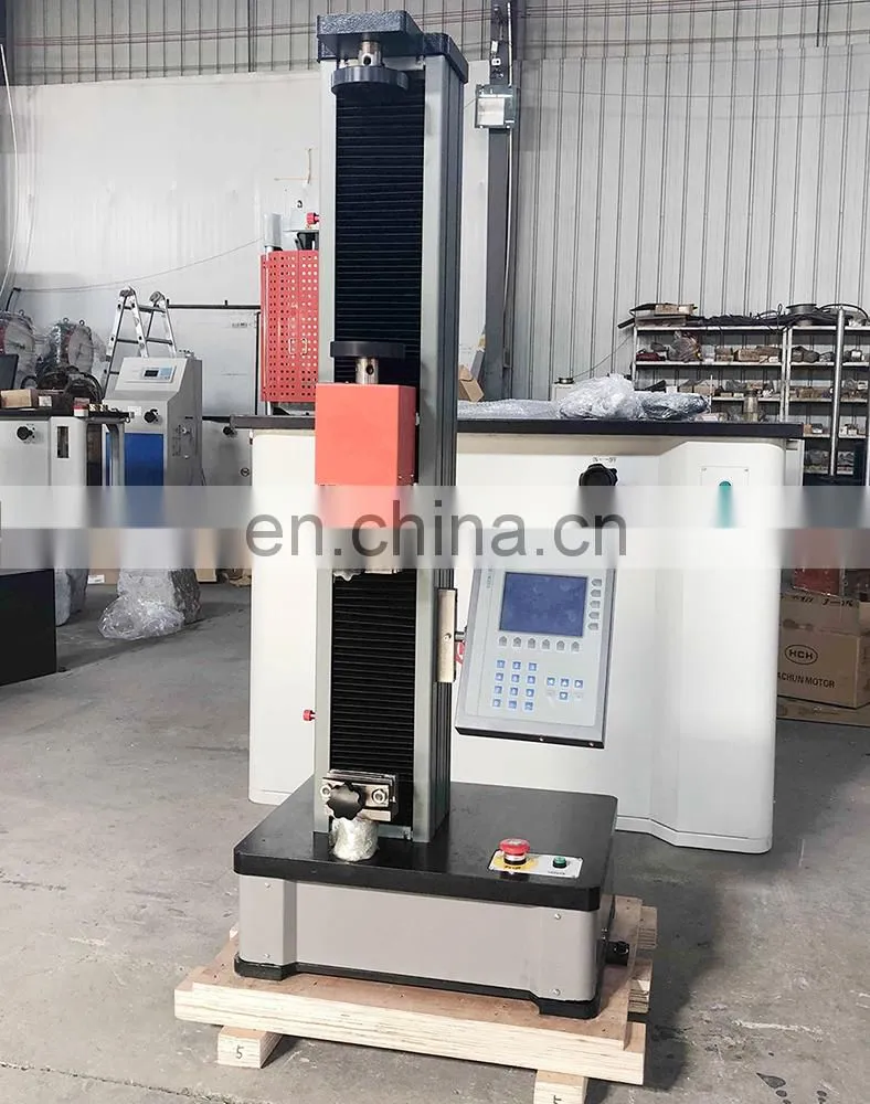 WDW Computer control single column Electromechanical universal testing machine for rubber tensile test machine