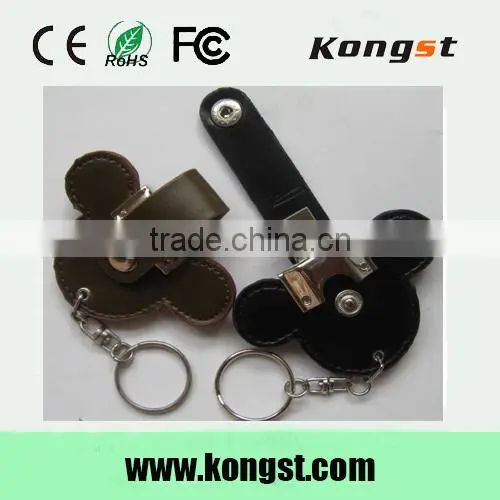 Leather,leather Material and USB 2.0 Interface Type otg usb flash drive