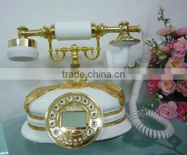 Analog corded old fashion telephone