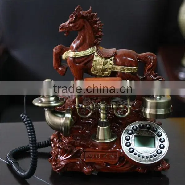 Funny corded analog vintage telephone