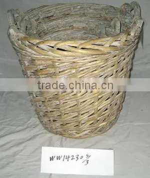 natural wicker firewood baskets quality good