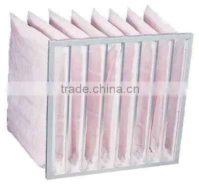 500 micron dust collector air ahu pleated bag nomex filter bag