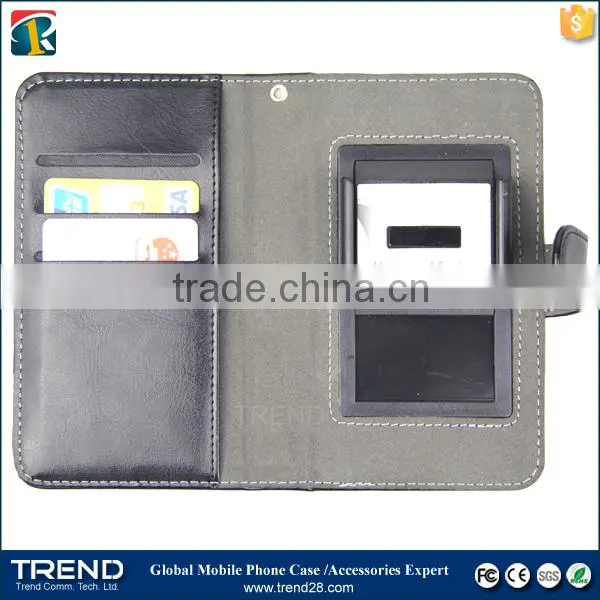 Alibaba express universal magnetic wallet leather case for samsung