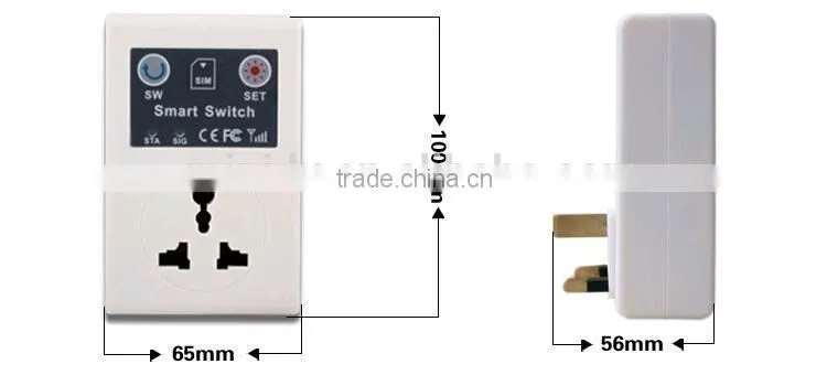 900/1800MHZ PDA GSM Remote Control Power Switch remote control via phone rings or messages to manage home electrical appliances