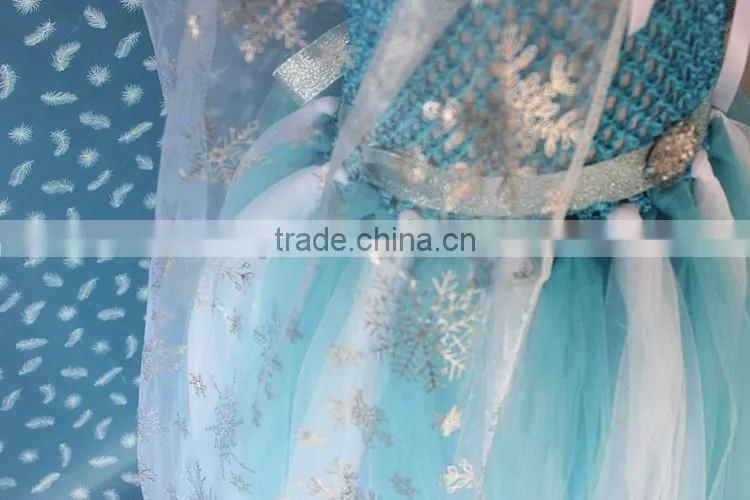 Wholesale frozen dresses for girls frozen costume kids dress
