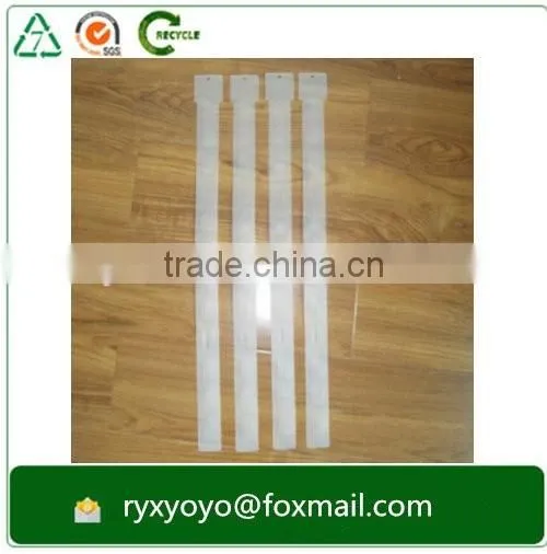 high quality Supermarket plastic pp white hanging display shelf strip