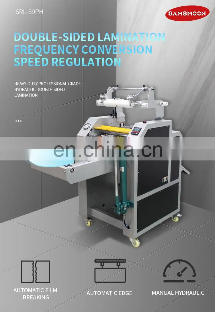 Hot Sale 390Mm Hydraulic Automatic Thermal Roll Laminator Lamination Laminating Machine