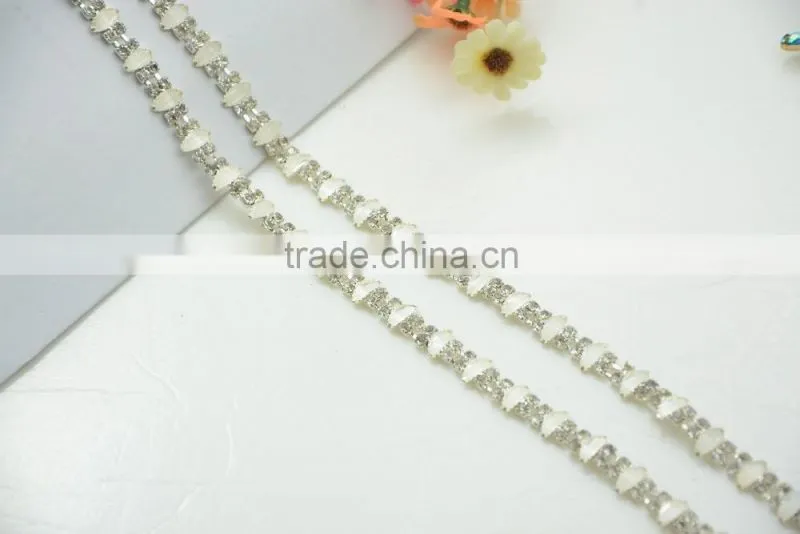 Jelly White Strass Trimming
