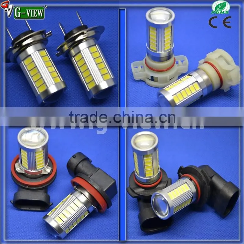 Factory price auto led fog lamp h4 33smd 5630 , 10-30v led car bulb h4 , car led h4